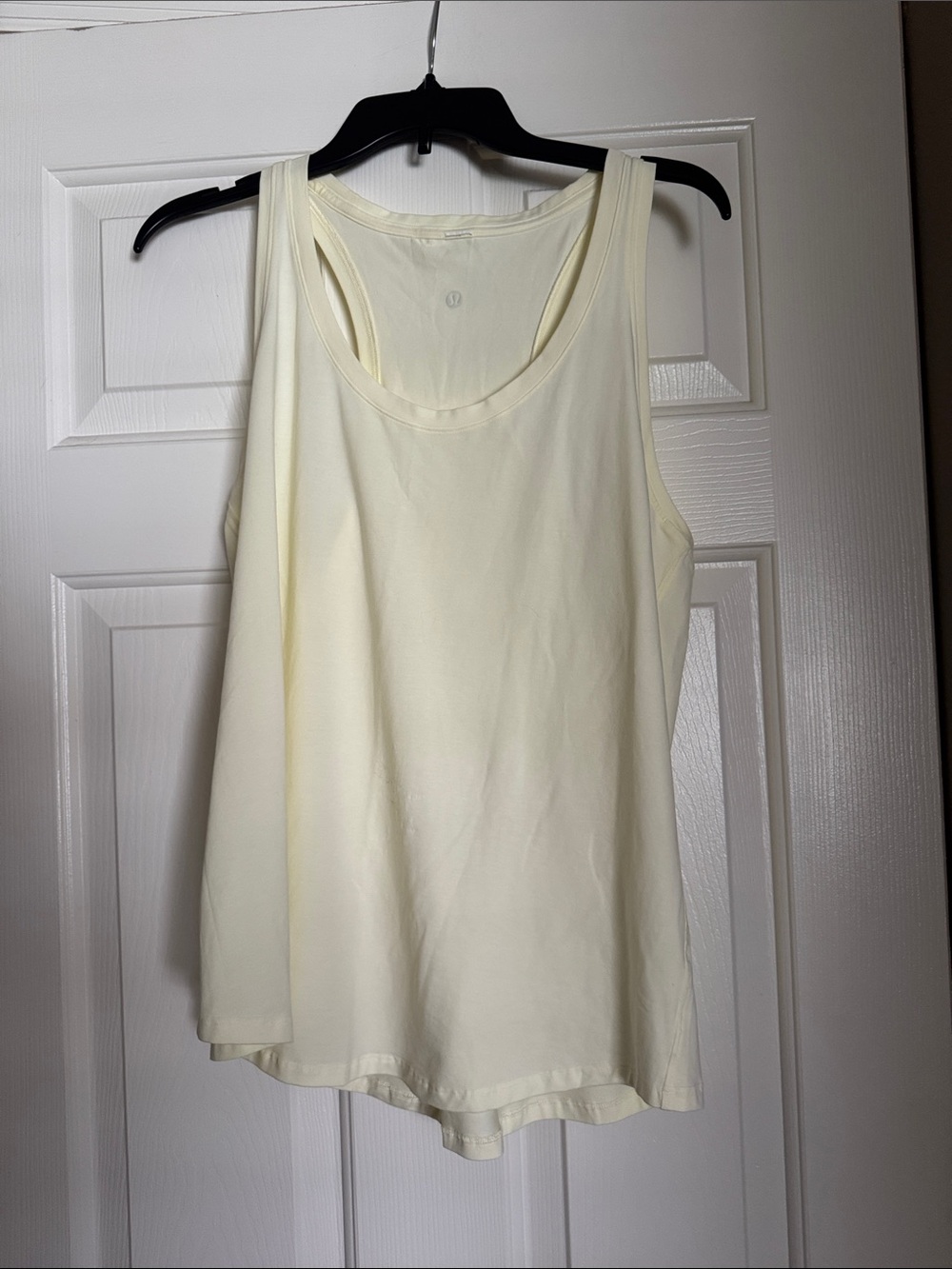 lululemon athletica Pale Yellow Racerback Tank